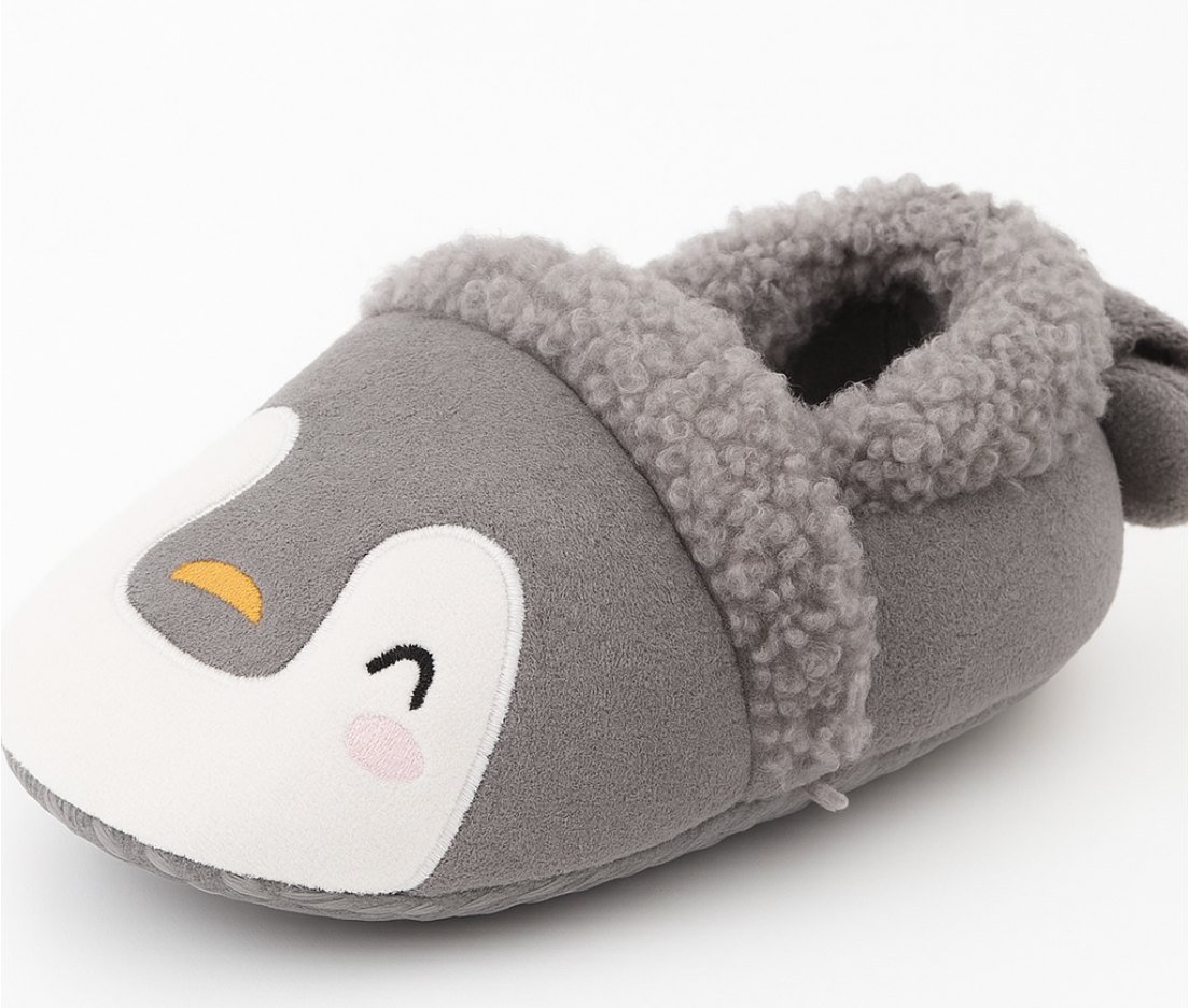 Chaussons Cerf pour Bébé – Confort & Fantaisie pour l’Hiver