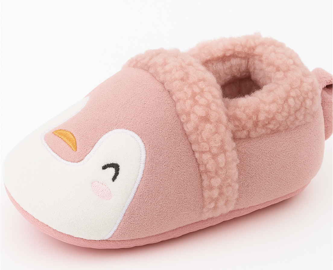 Chaussons Cerf pour Bébé – Confort & Fantaisie pour l’Hiver
