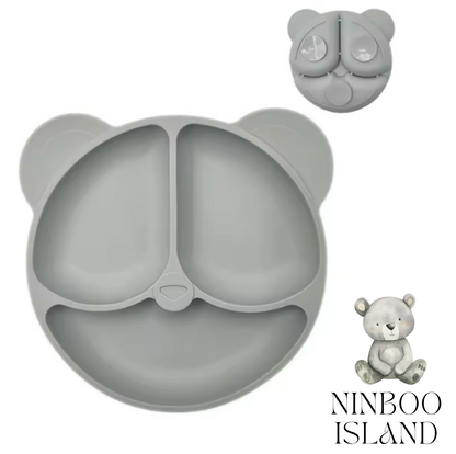 Assiette Compartimentée Bébé – Pratique, Élégante, Antidérapante