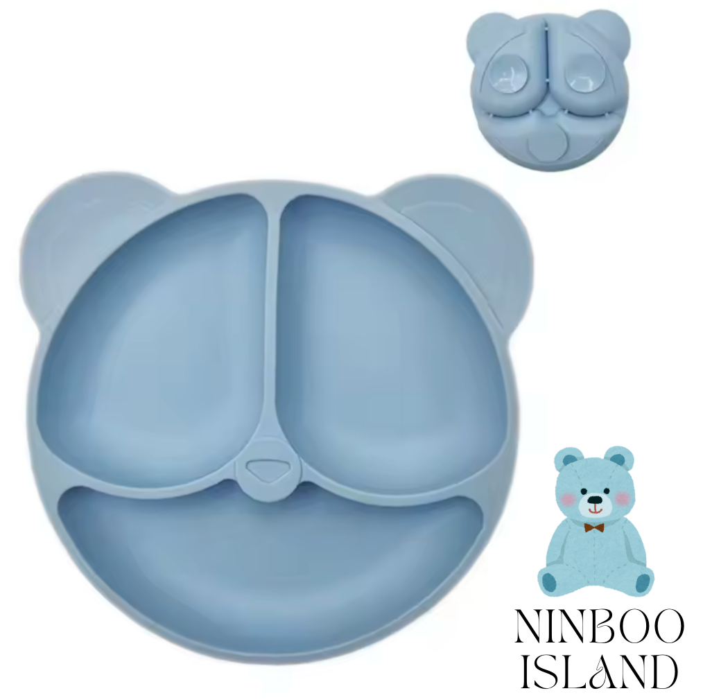 Assiette Compartimentée Bébé – Pratique, Élégante, Antidérapante