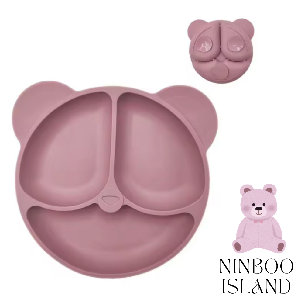 Assiette Compartimentée Bébé – Pratique, Élégante, Antidérapante