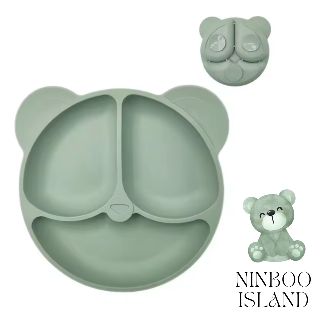 Assiette Compartimentée Bébé – Pratique, Élégante, Antidérapante
